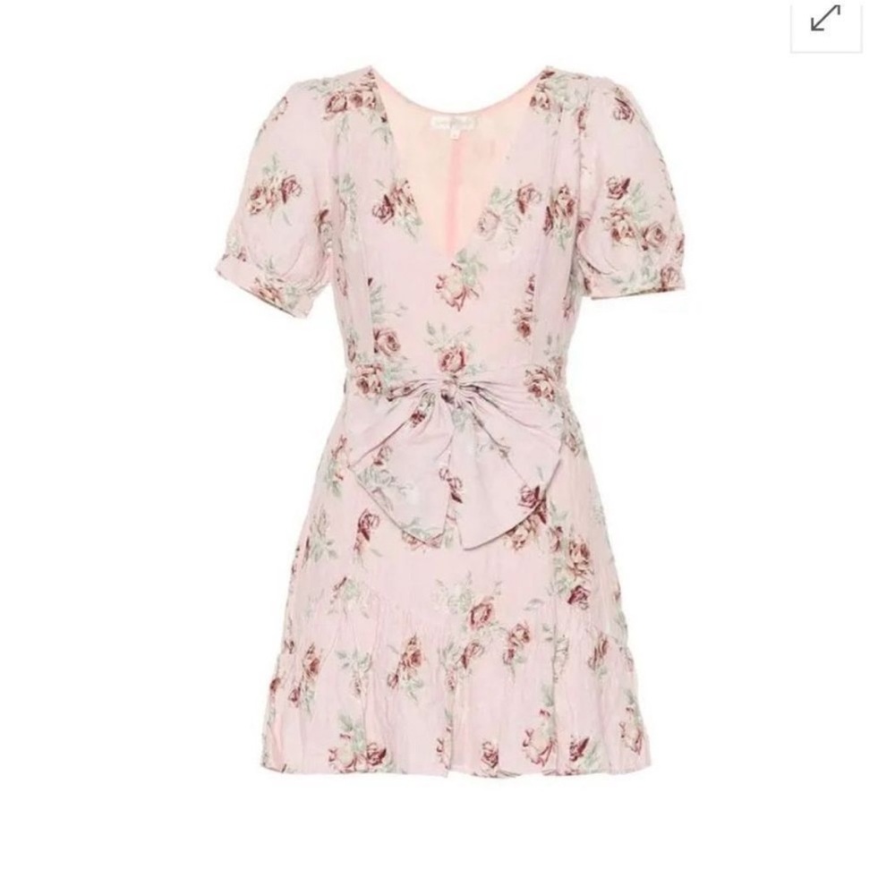 LoveShackFancy Women's Pink and Green Dress size XS